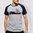Unisex T-Shirt, "Downtown Train", Heather Ash/Navy